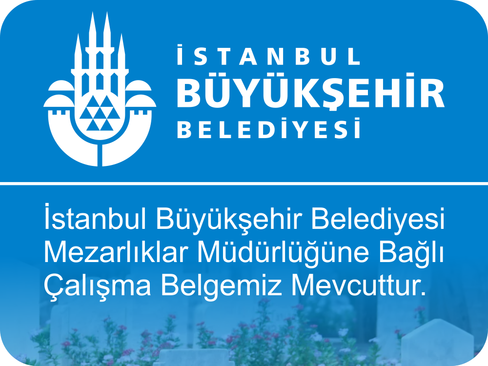 İstanbul Mezarlıklar Müdürlüğü çalışma belgesi